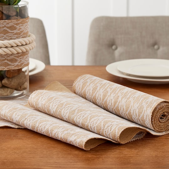 Burlap with Lace Wrap By Ashland®
